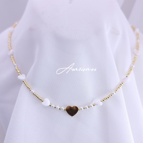 گردنبند ظریف قلبی